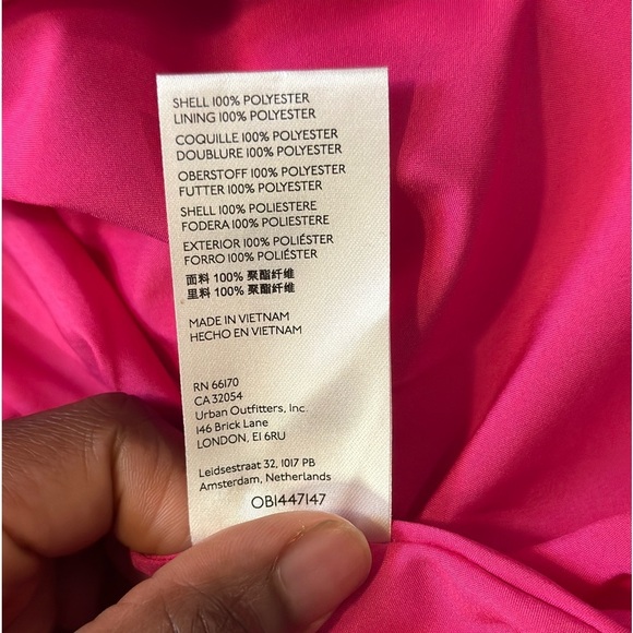 NWT Maeve by Anthropologie Pink Bow-Tie Satin Mini Dress Women’s size US 4 - Picture 16 of 16